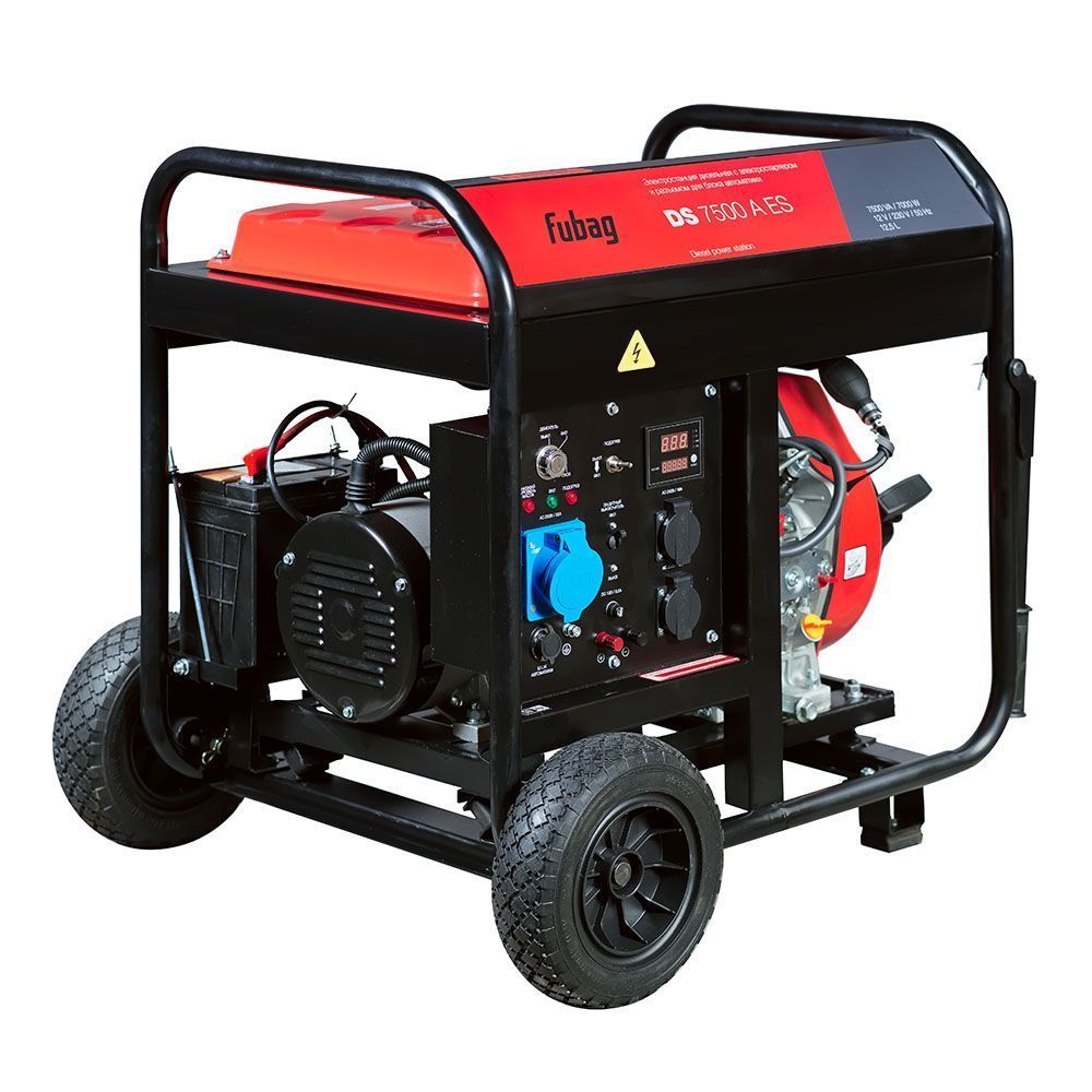 Генератор дизельный  DS 7500 A ES с электростартером и коннектором автоматики...FUBAG 646234