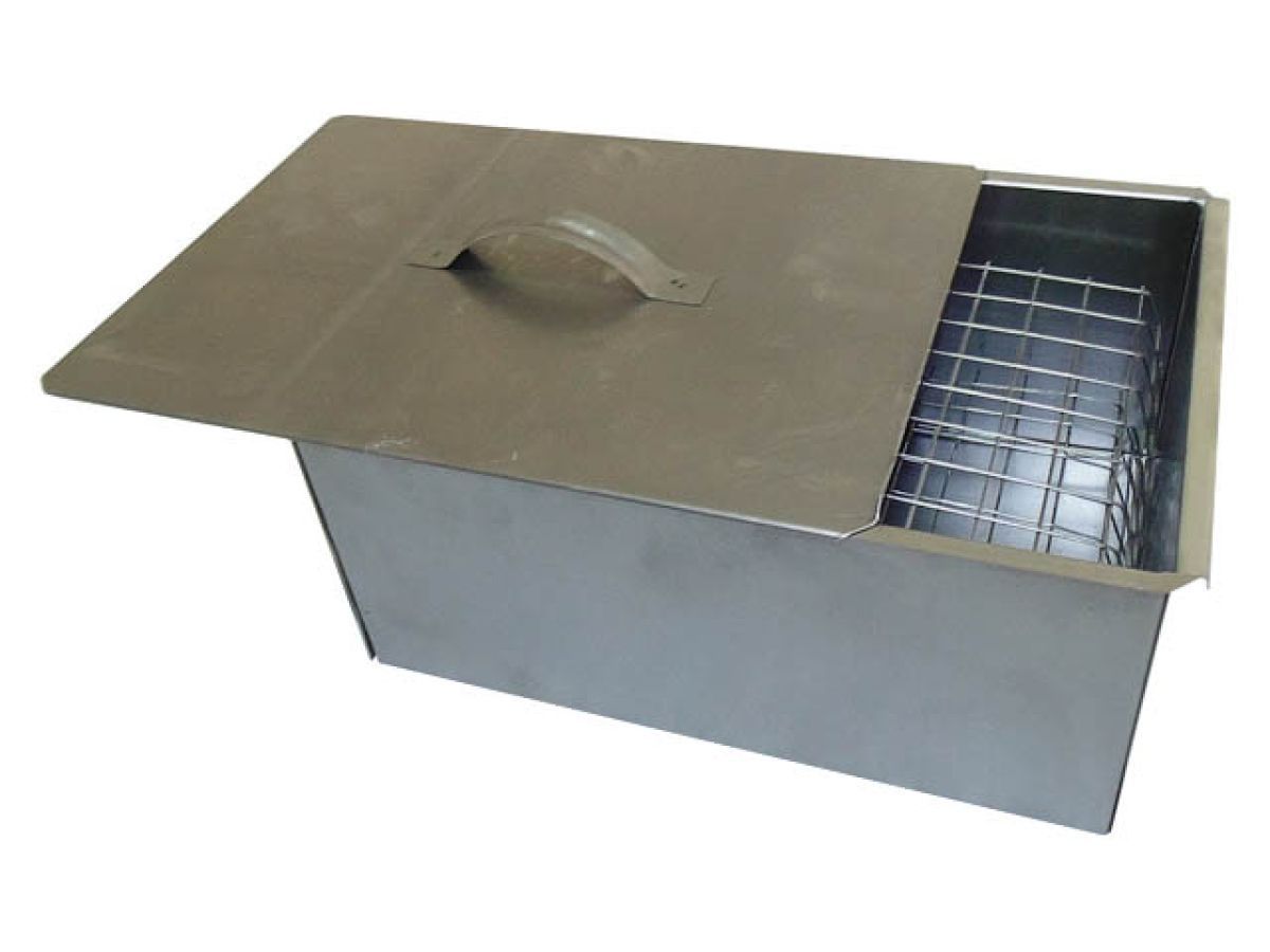 Коптильня, 2-хярусная, 400х280х180мм, ( сталь 0,8мм) PERFECTO LINEA 47-400280/1