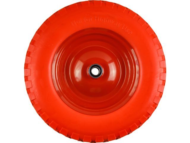 Колесо полиурет. 4.00-8" (подшипн. усил. ф35x16 мм, для оси 16x100мм) ECO WB-P125