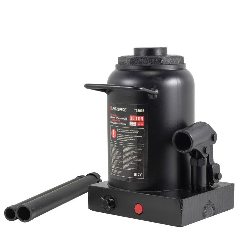 Домкрат бутылочный двухштоковый 30т (h min 262мм, h max 532мм) Forsage F-T93007(DS)