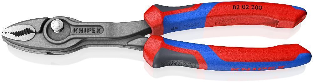 Клещи захватные TwinGrip,  4 - 22 мм,  L-200 мм, чернённые, 2-комп. рукоятки   ...KNIPEX 8202200