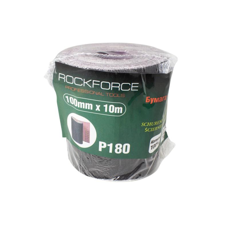 Бумага наждачная на тканевой основе 100ммх10м в рулоне (P180)  ...Rock FORCE RF-FB4180C