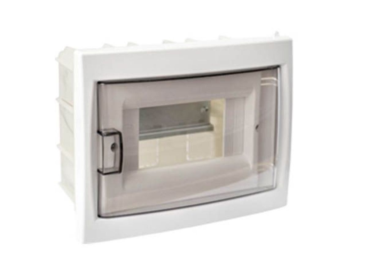 Бокс пластмассовый 6 модулей скрытый с крышкой IP 20 (148х176х100 mm) BYLECTRICA КНС-6Д