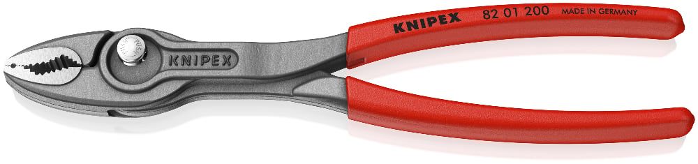 Клещи захватные TwinGrip,  4 - 22 мм,  L-200 мм, чернённые, 2-комп. рукоятки  KNIPEX 8201200