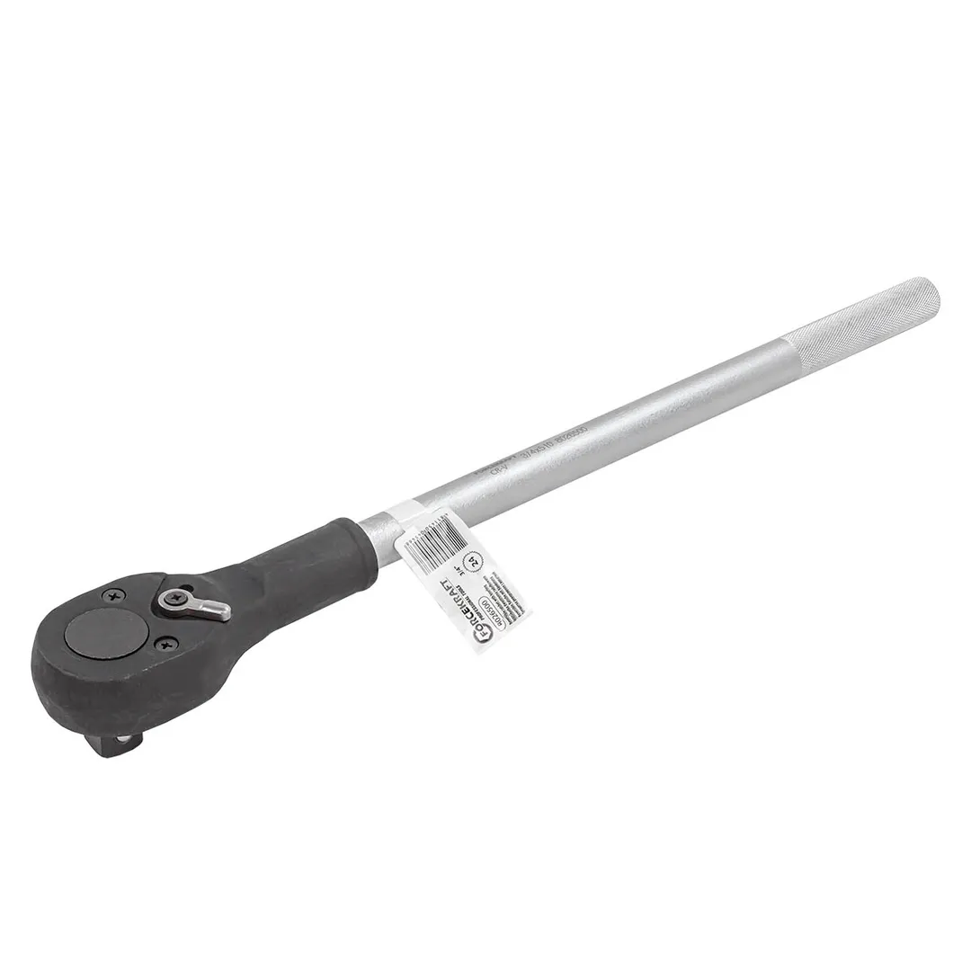 Трещотка реверсивная с накаткой 3/4" (24зуб., L-510мм)  FORCEKRAFT FK-8026500