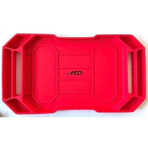 Лоток силиконовый для деталей 293х527х35 мм, цвет красный H-D HD-083142R