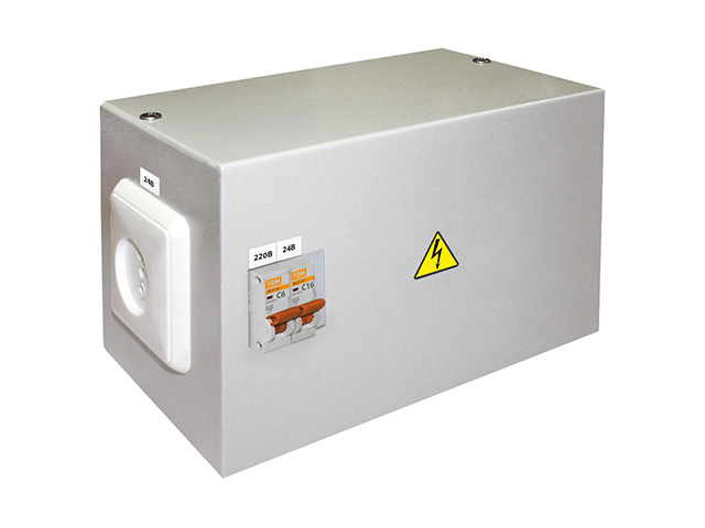 Ящик с трансформатором понижающим ЯТП-0,25 220/24-2авт. IP54  TDM SQ1601-0015