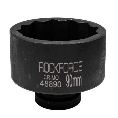 Головка ударная 1", 90мм (12гр.)  Rock FORCE RF-48890