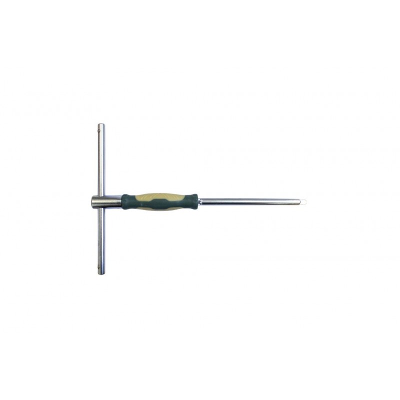 Вороток Т-образный с прорезиненой поворотной рукояткой 1/4"(L-290 мм.) Rock FORCE RF-1565