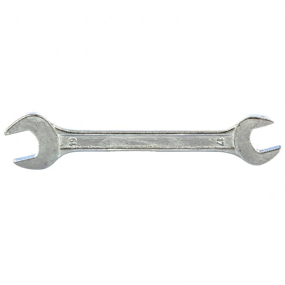 Ключ рожковый, 17 х 19 mm, хромированный  Sparta 144625