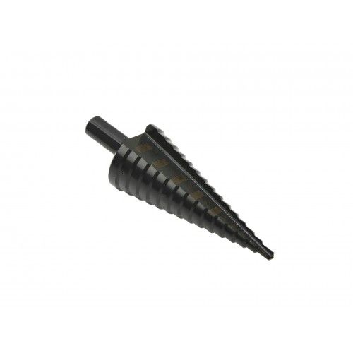 Сверло по металлу ступенчатое 4-32mm HSS TiAlN  GEKO G38562
