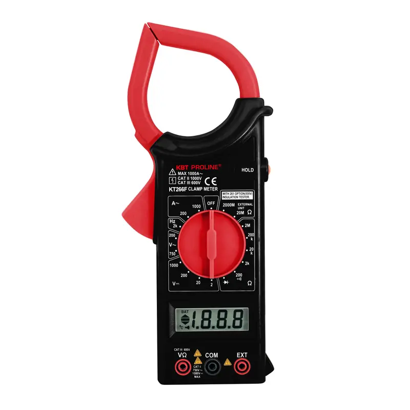 Токовые клещи цифровые KT 266F серия PROLINE (КВТ) КВТ 79133