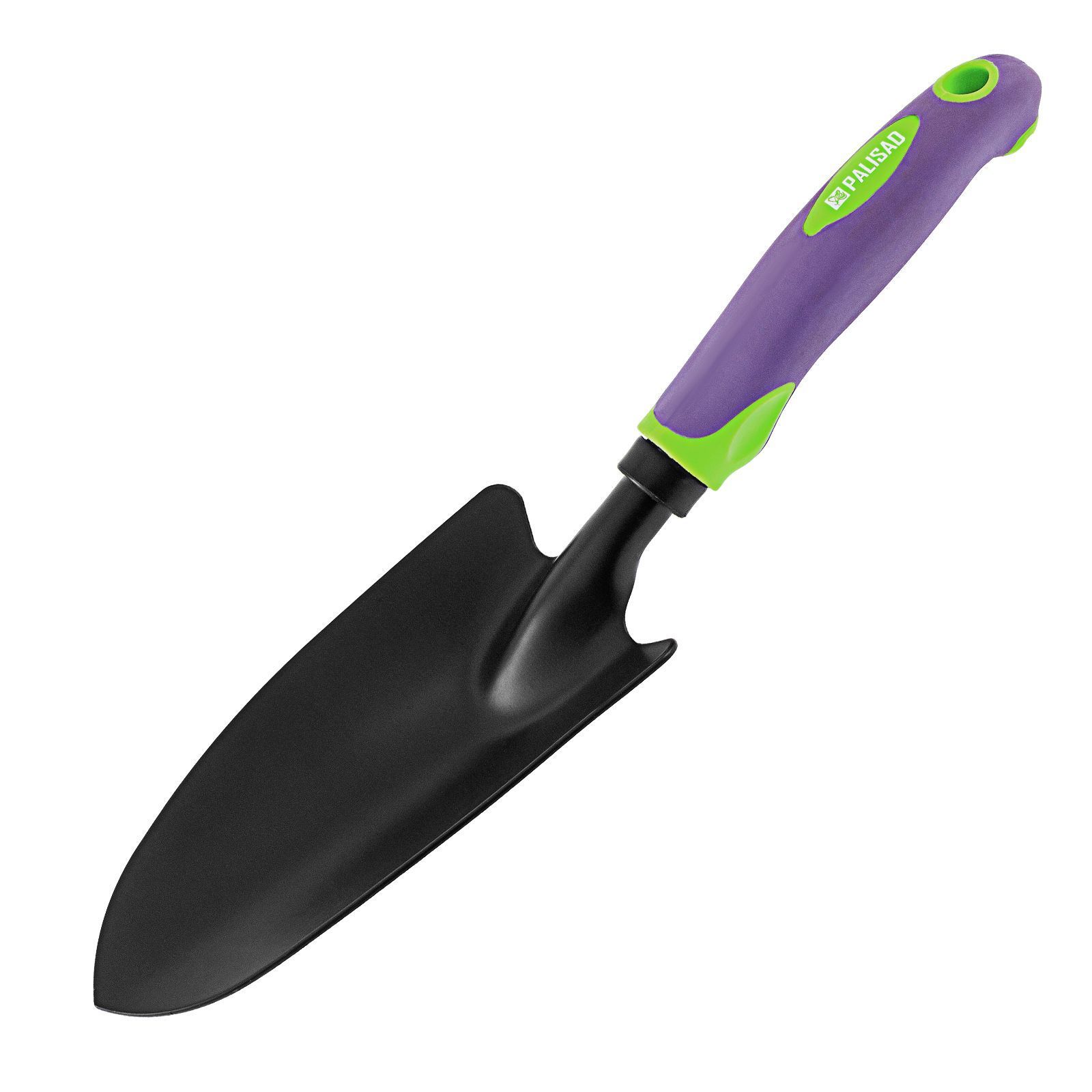 Совок посадочный широкий, 85х335 мм, стальной, обрезиненная эргономичная рукоятка, LSR1 PALISAD 62060