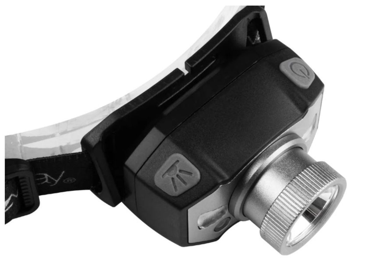 Фонарь налобный светодиодный аккум. 5Вт (AccuH1-L5WZ-bk zoom LED 5Вт + 2хRED SMD IP54) JAZZWAY 5036642