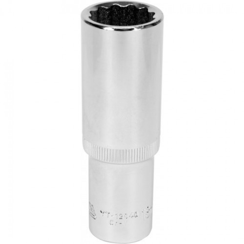 Головка торцевая 1/2" 12гр. 20mm L77mm CrV YATO YT-12942