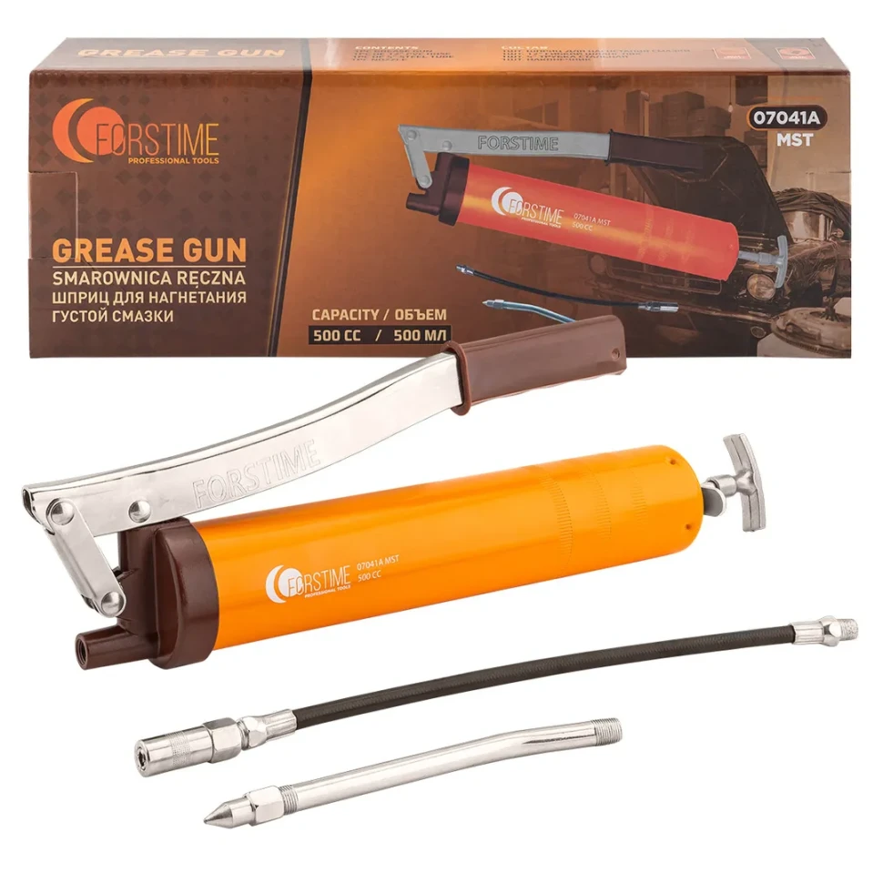 Шприц для нагнетания густой смазки 500мл FORSTIME FT-07041A MST