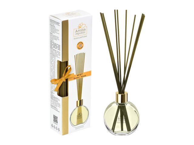Ароматический диффузор в стеклянном флаконе 70 мл,"№67 Sunny mood",  ...AROMA REPUBLIC 93830