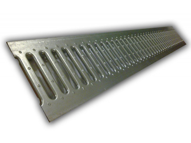 Решетка 100 стальная штампованная (с отверстиями) STANDART имеет длину 1 м.  ...ecoteck 2А995919
