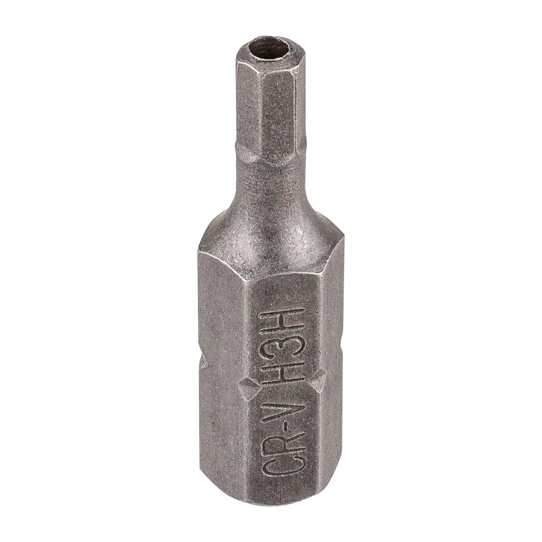 Бита 6-гранная 3ммх25ммL, 1/4'' с отверстием RockFORCE RF-124S2503