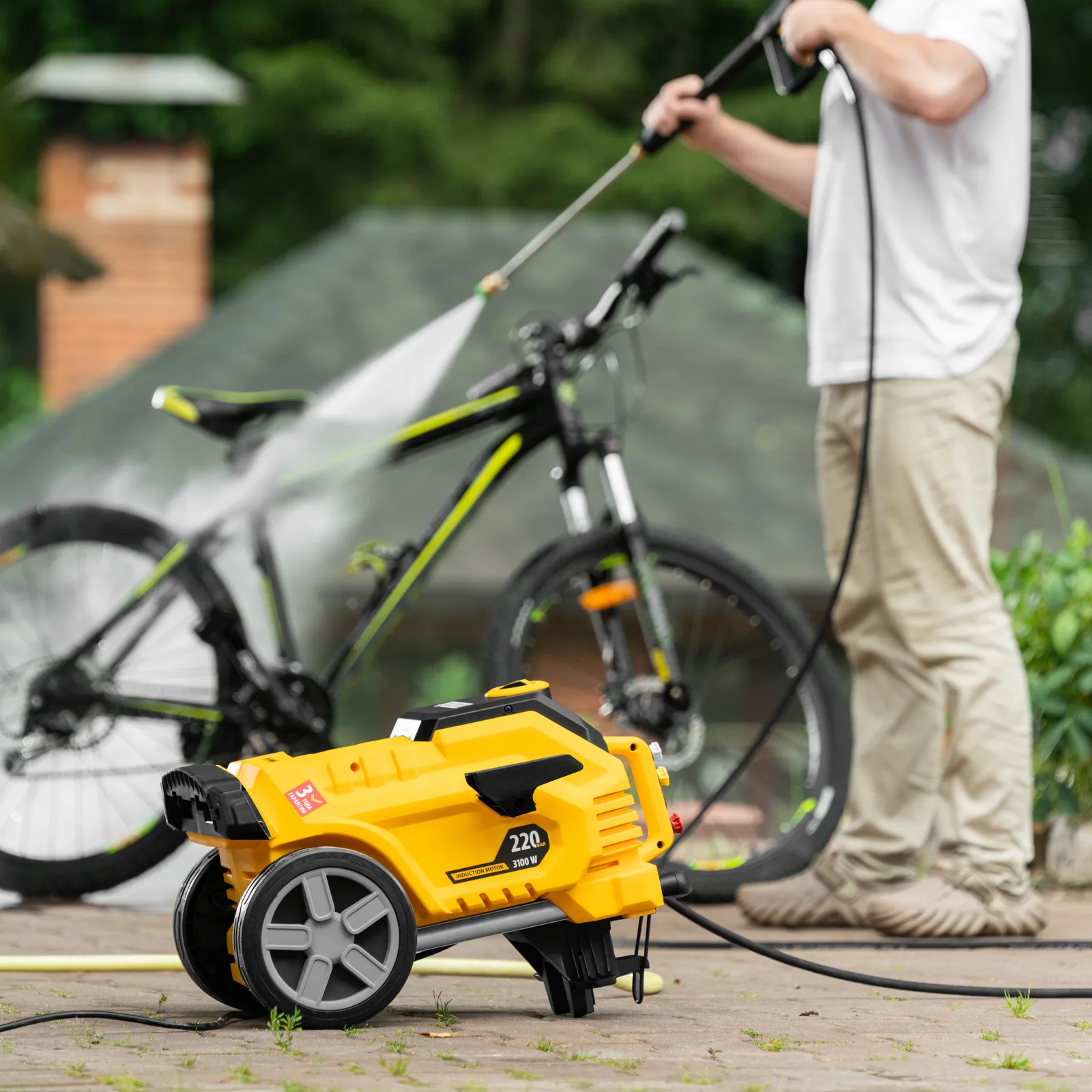 Моечная машина высокого давления K 50 Power, 2100 Вт, 150 бар, 600 л/ч, асинх. двиг. DENZEL 58271