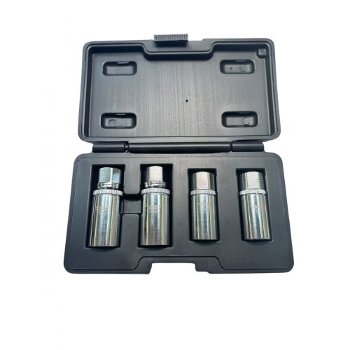 Шпильковерты (головки для снятия штифтов) 6-12мм 1/2" (набор 4шт) CrV  ...H-D HD-0620