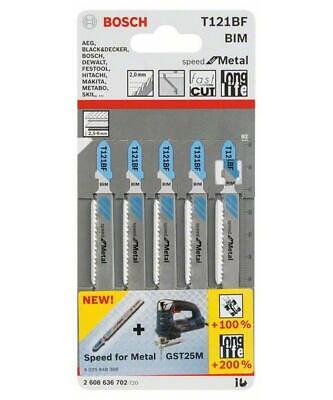 Пилка для лобзика T 121 BF Speed for Metal (5 шт) BOSCH 2.608.636.702