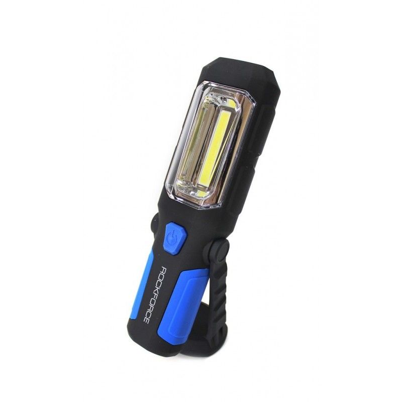 Лампа светодиодная аккумуляторная (4W COB+1W, 250Lm, 2000mAh)  Rock FORCE RF-L02