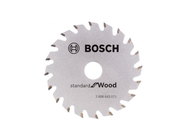 Диск пильный по дереву, 85х15 мм, 20 зуб., STANDARD FOR WOOD,  BOSCH 2608643071