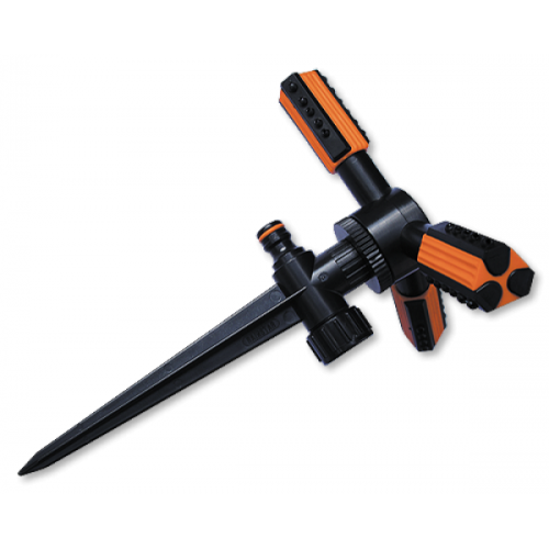 Распылитель вращающийся 3 рожковый на пике TRIO BLACK LINE  BRADAS ECO-TS1011