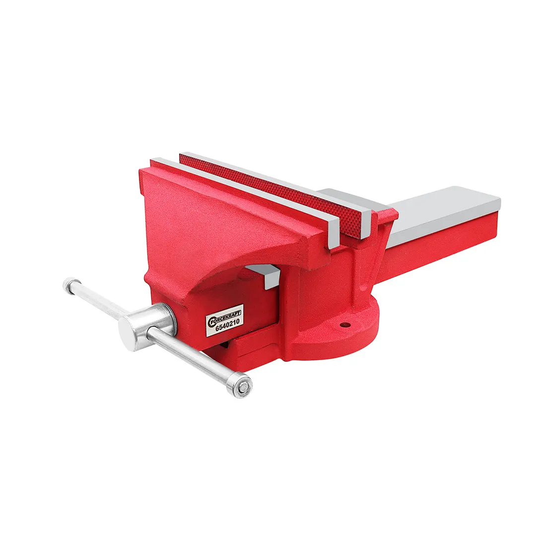 Тиски стальные с наковальней  10"-250 мм. FORCEKRAFT FK-6540210