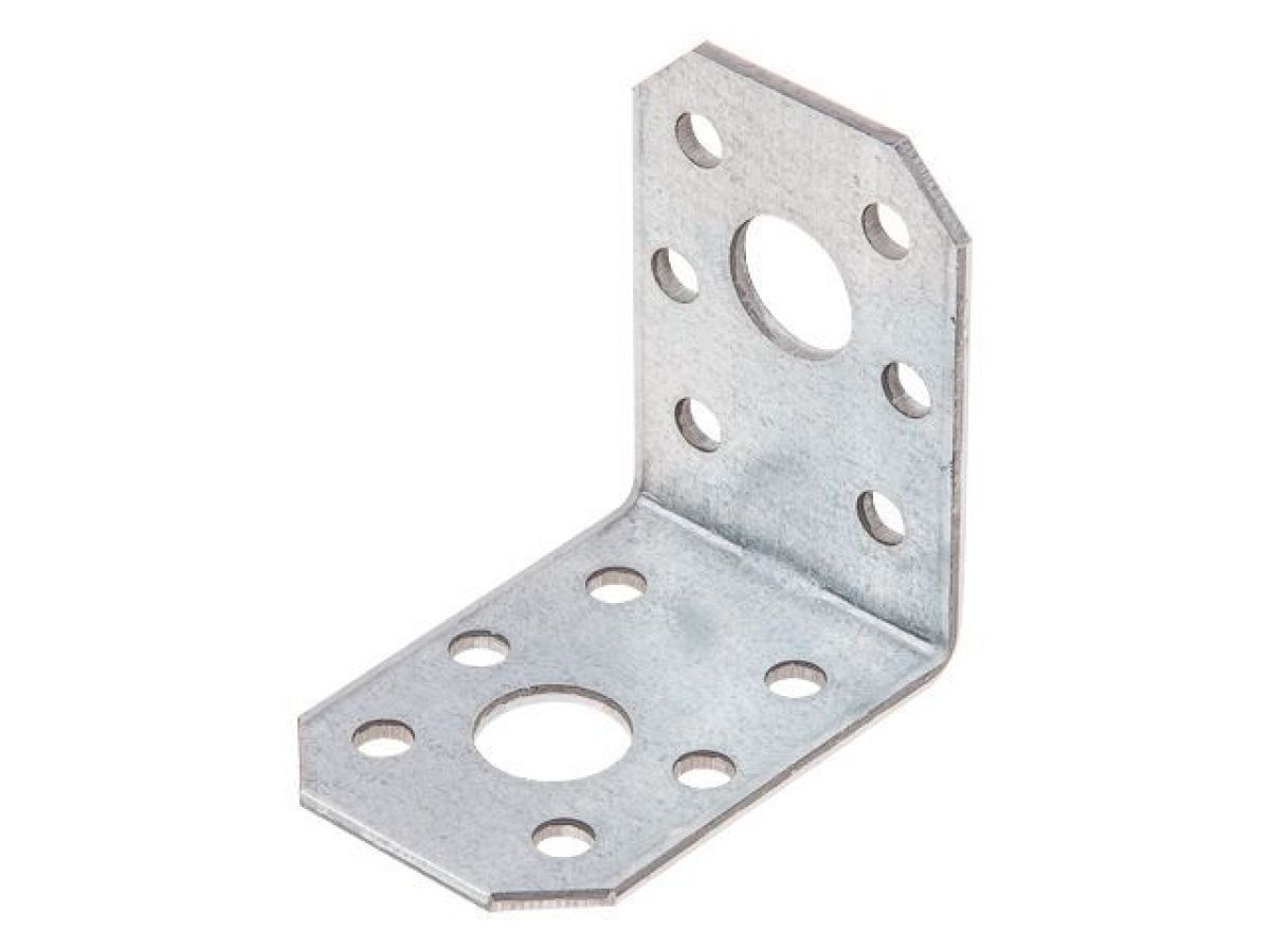 Уголок крепежный 35х50х50 mm С 2.0 mm белый цинк STARFIX SMP-101387-1
