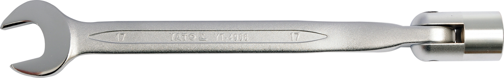 Ключ рожково-торцевой 17 мм. CrV  YATO YT-4956