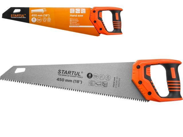 Ножовка по дер. 450мм 4 TPI MASTER (ST4240-45) STARTUL ST4240-45