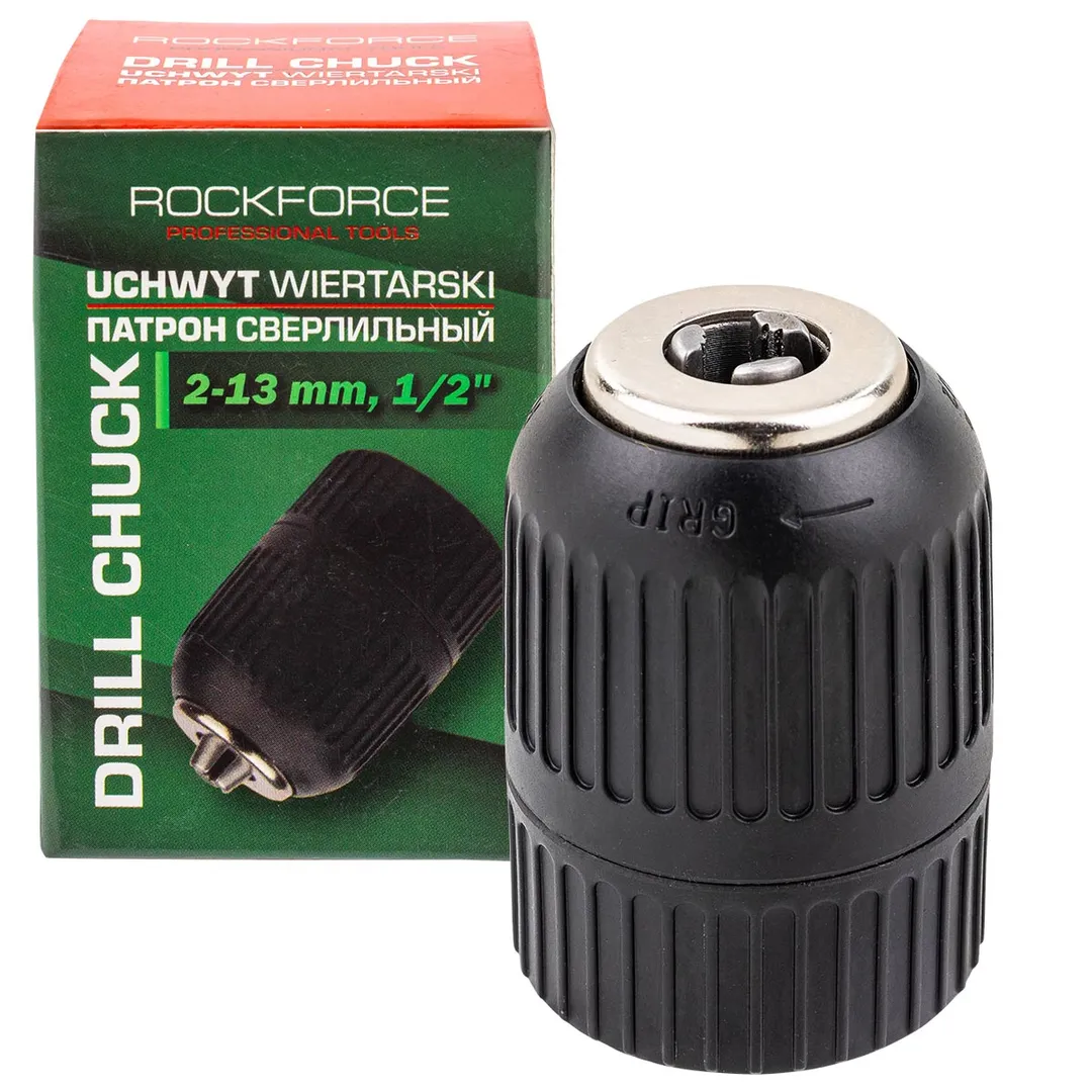 Патрон цанговый для дрели (2-13мм, 1/2") RockFORCE RF-G00510