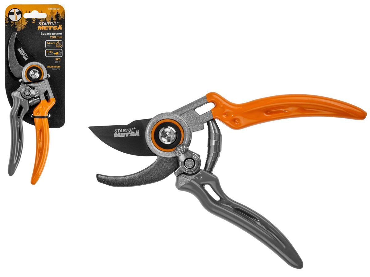 Секатор плоскостной 20см METSA (ST6420-02) (Алюминиевый) STARTUL ST6420-02