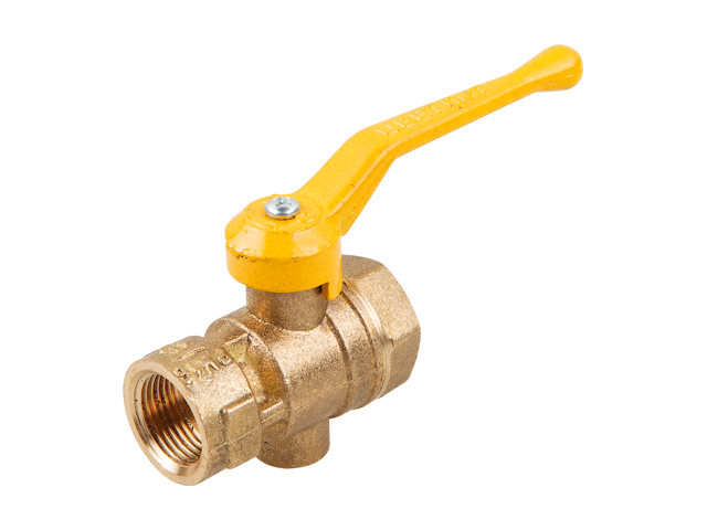 Кран шаровый 1/2" под манометр, (ГАЗ) PN1.6 МПа, 11Б27п10 Цветлит ЦРБ0098