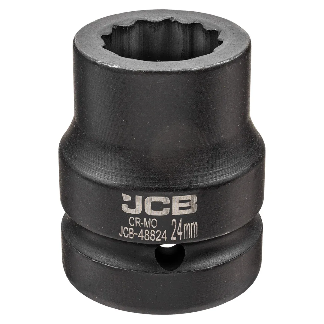 Головка ударная 24мм (12гр.), 1"  JCB JCB-48824