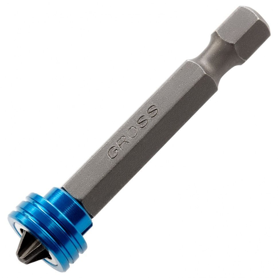 Бита PH2x50 mm с ограничителем и магнитом, для ГКЛ, S2 Gross 11456