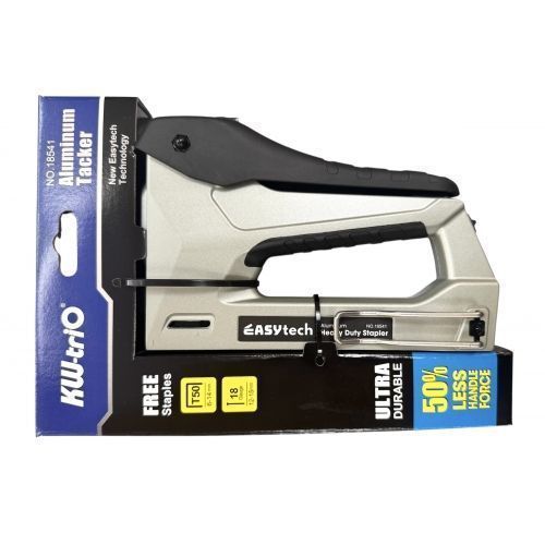 Степлер 6-14мм (тип 140/ G/ 11/ T50) 2 в 1, усилие 17 lbs, алюминиевый KW-triO 18541 Степлер 6-14мм (тип 140/ G/ 11/ T50) 2 в 1, усилие 17 lbs, алюминиевый KW-triO 18541