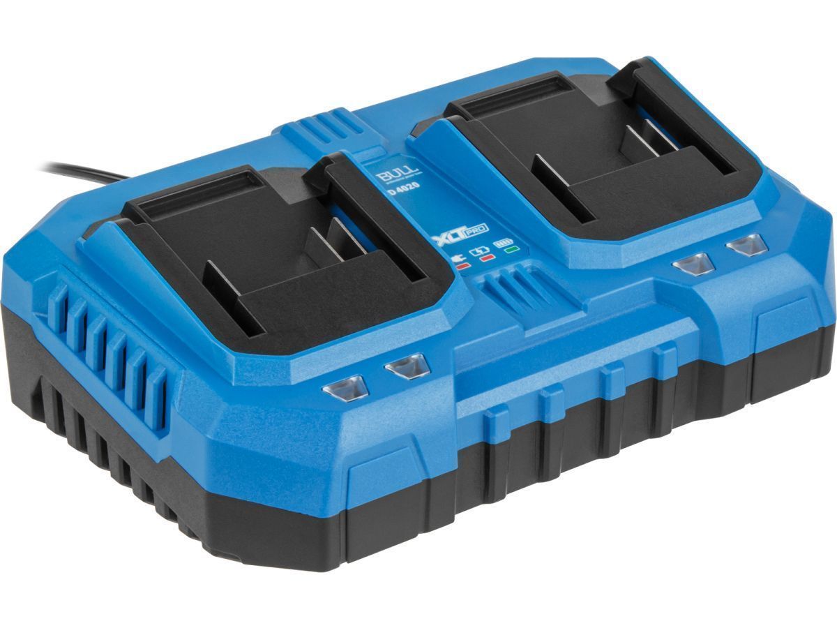 Зарядное устройство LD 4020 2 слота, 2х4 А XLTpro (18.0 В, 2х4.0 А, быстрая зарядка, 2 слота) BULL 2329072