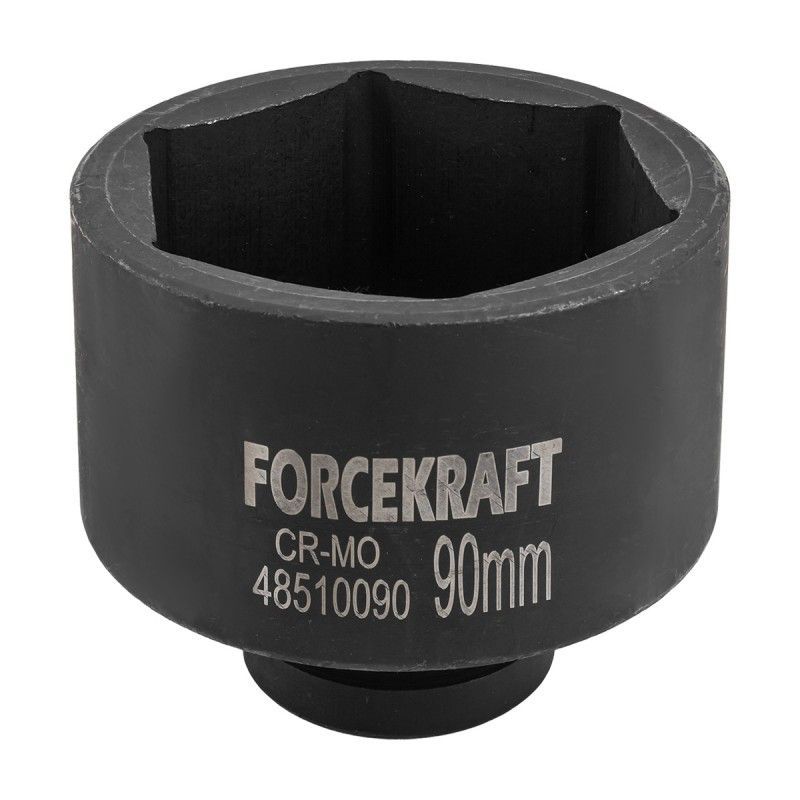 Головка ударная глубокая 1", 90мм (6гр)  FORCEKRAFT FK-48510090