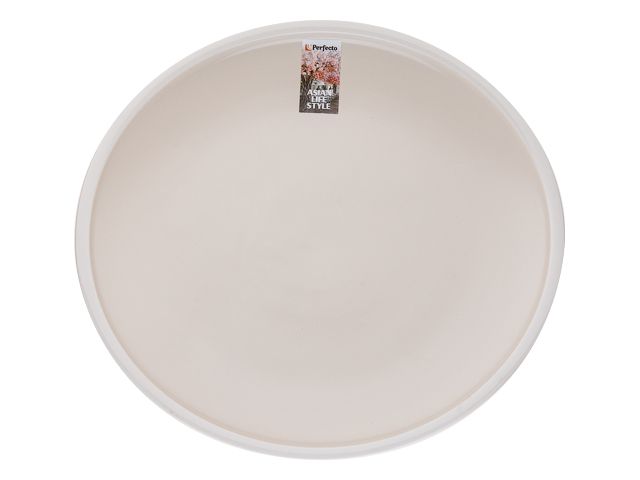 Тарелка обеденная керамическая, 26.5 см, серия ASIAN, белая  ...PERFECTO LINEA 17-112650