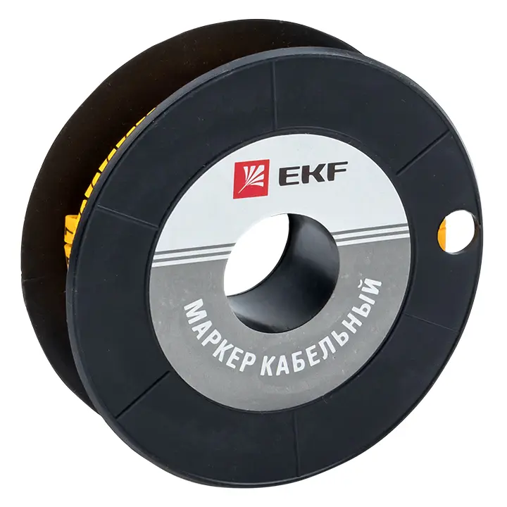 Маркер кабельный 4,0 мм2 "7" (500 шт.) (ЕС-2)EKF plc-KM-4-7