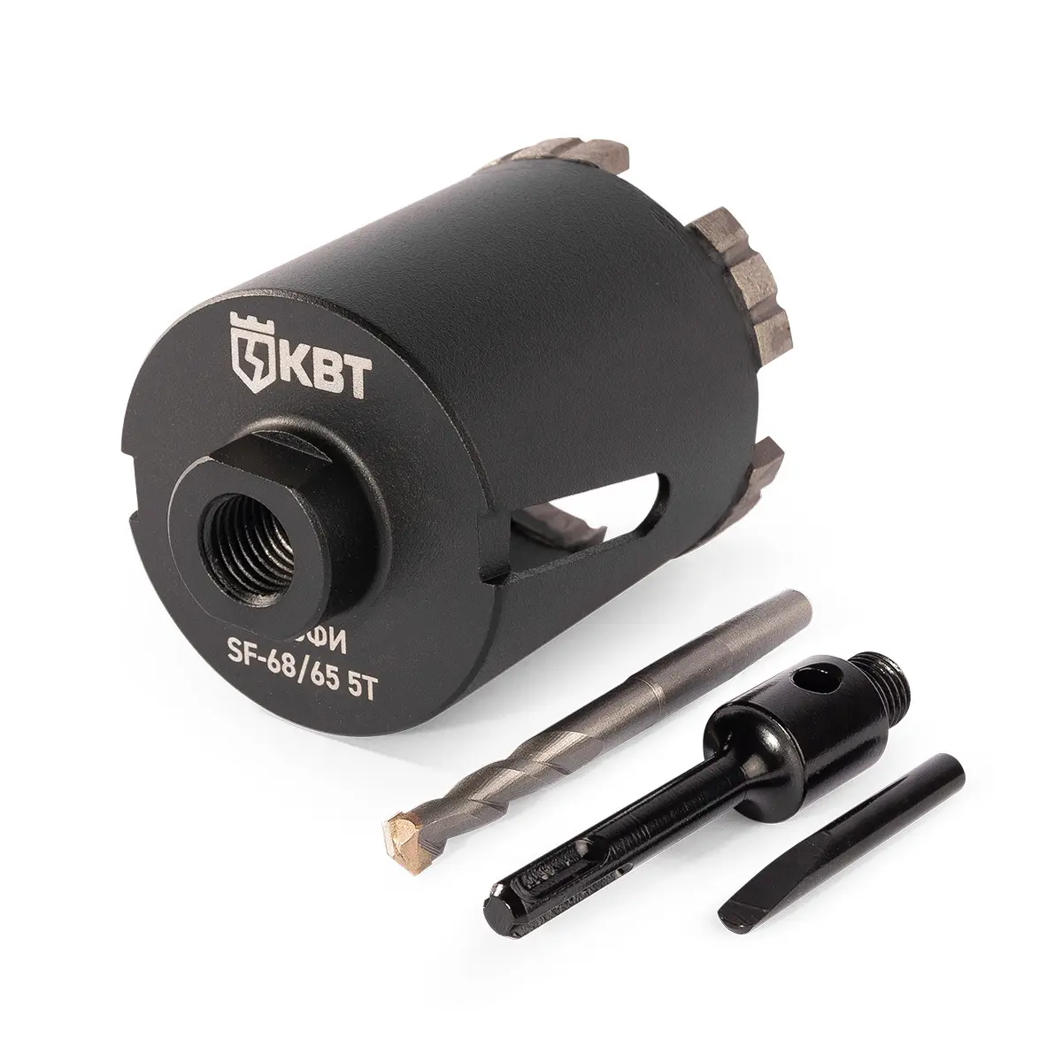Коронка SF-72/65 5T с адаптером SDS-Plus серия ПРОФИ (КВТ) КВТ 102561