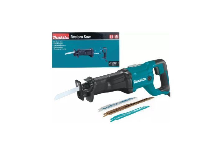 Сабельная пила JR 3051 T ,1200 Вт, дерево до 255 мм, металл до 130 мм,   ...MAKITA JR3051T