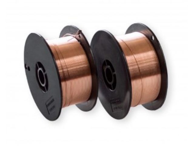 Проволока сварочная омедненная СВ 08Г2С ф0.8mm (катушка D100 1 кг) (аналог ER 70S-6 ф0.8mm) Оливер 4814380003478