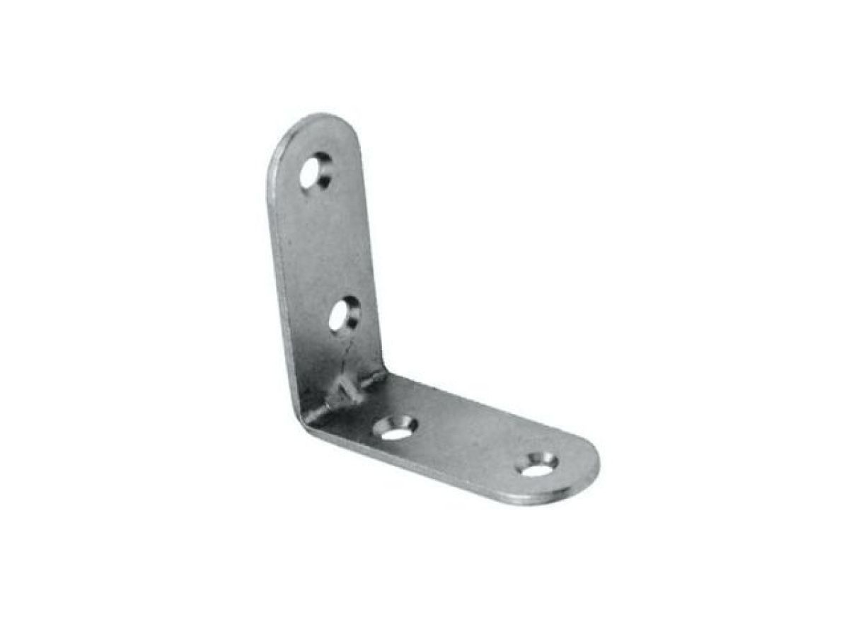 Кронштейн мебельный 20х20 mm. белый цинк (4 шт в зип-локе)  STARFIX SMM1-47788-4