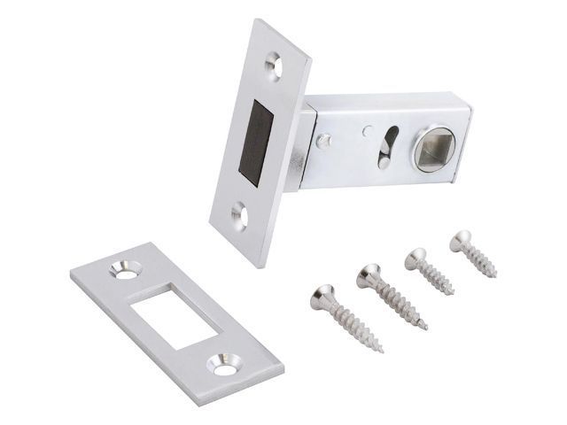 Защелка врезная межк. L50-8M CP хром магн. АЛЛЮР УЗК 11580