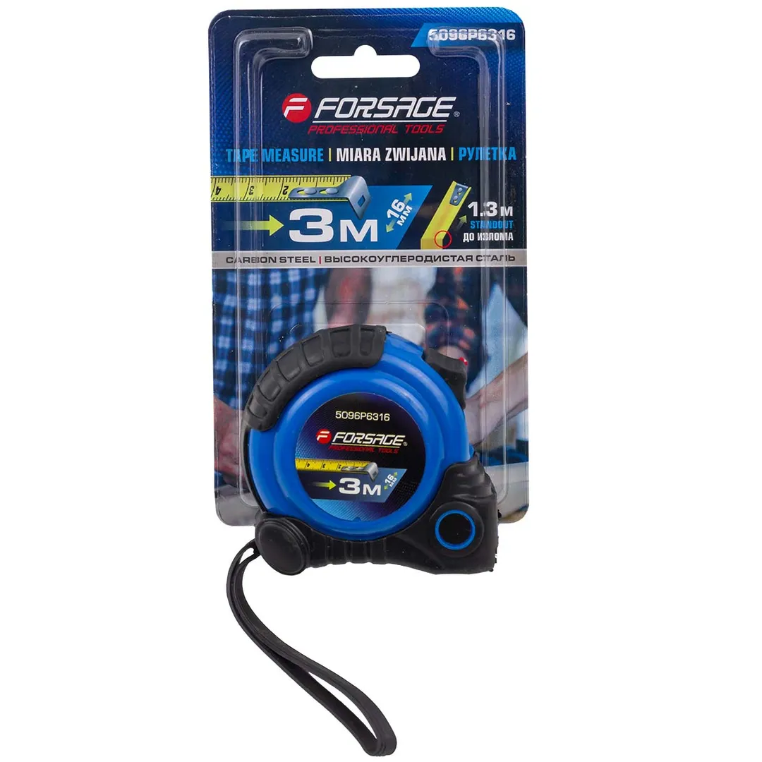 Рулетка 3M*16MM  Forsage F-5096P6316