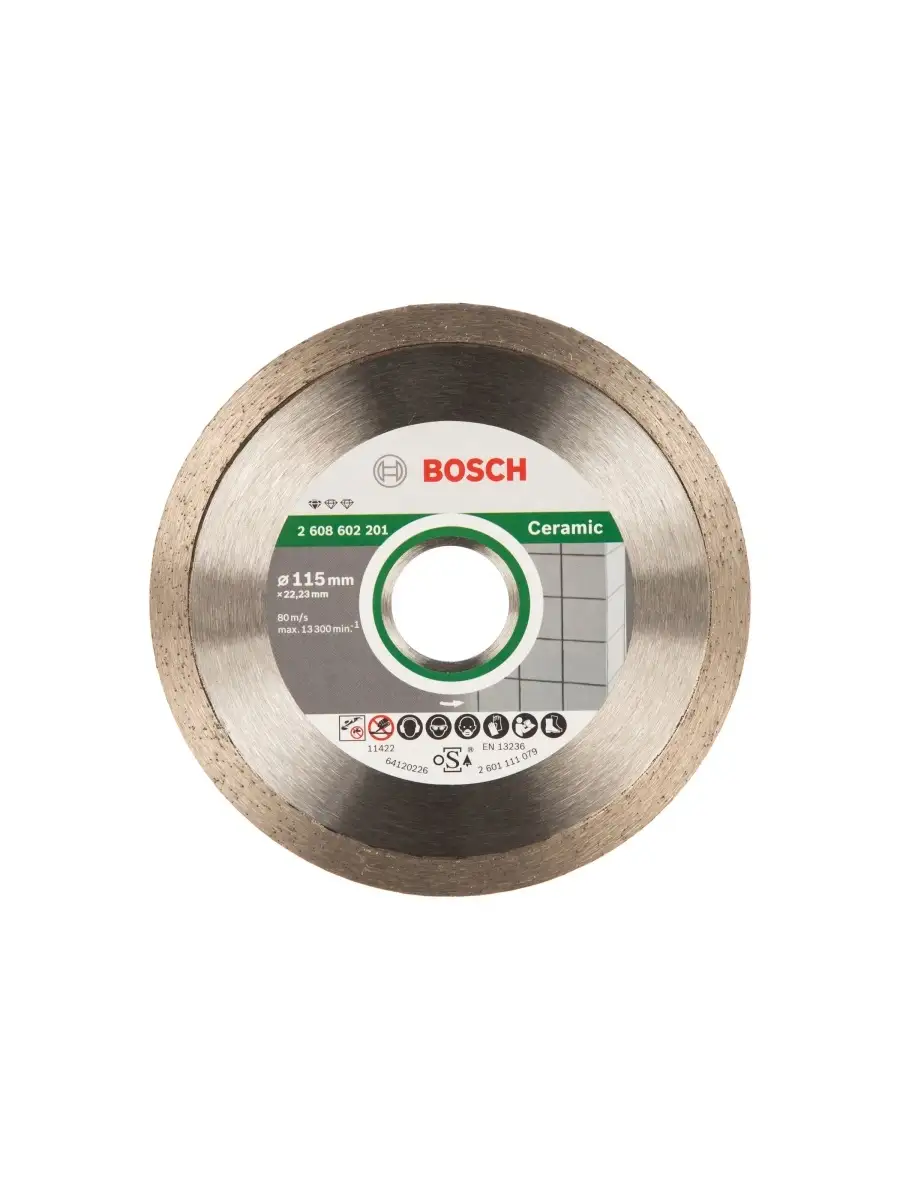 Алмазный круг 115х22,23 мм Professional for Ceramik, BOSCH 2.608.602.201